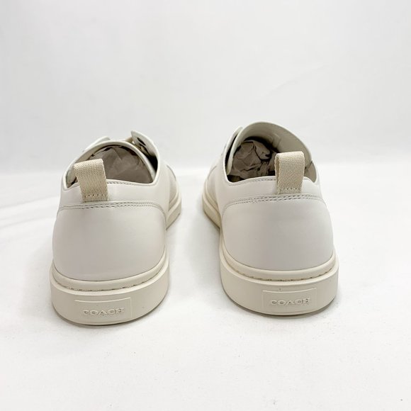 COACH C114 Lo Top Sneaker White 10 D Mens Leather - Picture 7 of 8
